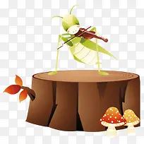 拉小提琴的草蜢-空若网 拉小提琴的草蜢-空若网