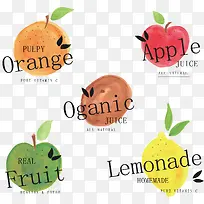 水彩水果插画设计-空若网 水彩水果插画设计-空若网