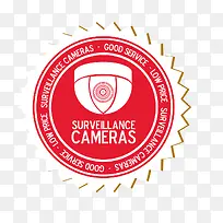 红色摄像头提醒签-空若网 红色摄像头提醒签-空若网