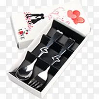 可爱卡通刀叉餐具礼盒-空若网 可爱卡通刀叉餐具礼盒-空若网