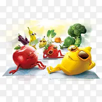 创意水果元素-空若网 创意水果元素-空若网