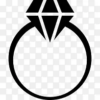 钻石戒指图标-空若网 钻石戒指图标-空若网