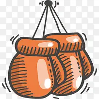 红色拳击手套-空若网 红色拳击手套-空若网