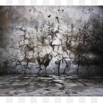 水泥墙与水泥地背景-空若网 水泥墙与水泥地背景-空若网