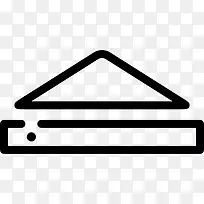 三角形和矩形图标-空若网 三角形和矩形图标-空若网