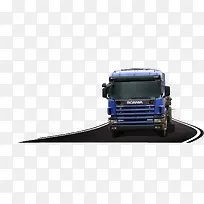 卡车在行驶公路上-空若网 卡车在行驶公路上-空若网