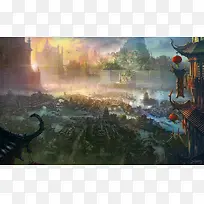 手绘动漫插画古老房屋-空若网 手绘动漫插画古老房屋-空若网