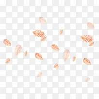 树叶飘零卡通手绘-空若网 树叶飘零卡通手绘-空若网