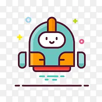 可爱漂浮的机器人-空若网 可爱漂浮的机器人-空若网