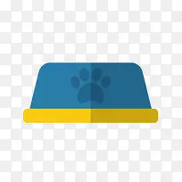 小狗吃饭的食物盘子-空若网 小狗吃饭的食物盘子-空若网