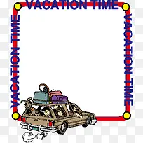 旅游边框矢量-空若网 旅游边框矢量-空若网