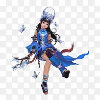 手绘五毒女子-空若网 手绘五毒女子-空若网