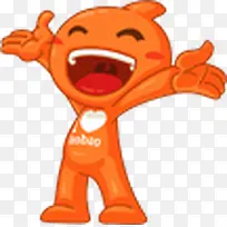 天猫橙黄色可爱小图标-空若网 天猫橙黄色可爱小图标-空若网