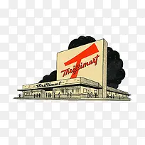 手绘商场-空若网 手绘商场-空若网