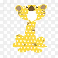 卡通扁平化的小老虎-空若网 卡通扁平化的小老虎-空若网