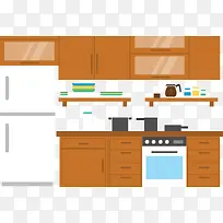 厨房设计整体橱柜-空若网 厨房设计整体橱柜-空若网