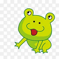 矢量卡通简洁扁平化可爱青蛙-空若网 矢量卡通简洁扁平化可爱青蛙-空若网