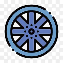 扁平化轮毂PNG下载-空若网 扁平化轮毂PNG下载-空若网