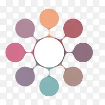 矢量创意圆形分支图png-空若网 矢量创意圆形分支图png-空若网