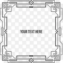 创意几何边框-空若网 创意几何边框-空若网