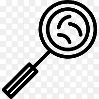 放大镜和蠕虫图标-空若网 放大镜和蠕虫图标-空若网