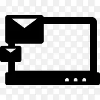 Laptop Inbox 图标-空若网 Laptop Inbox 图标-空若网