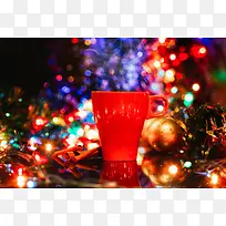 唯美梦幻红色杯子摆放-空若网 唯美梦幻红色杯子摆放-空若网