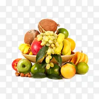 一盆新鲜的水果-空若网 一盆新鲜的水果-空若网