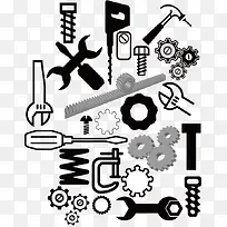 五金工具剪影-空若网 五金工具剪影-空若网