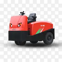 橙色电动卡通牵引车-空若网 橙色电动卡通牵引车-空若网