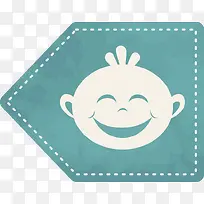 手绘卡通笑脸不规则形状图案-空若网 手绘卡通笑脸不规则形状图案-空若网