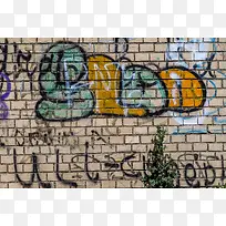 墙壁涂鸦背景-空若网 墙壁涂鸦背景-空若网
