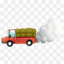 红色卡车-空若网 红色卡车-空若网