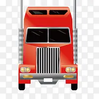 红色大卡车-空若网 红色大卡车-空若网
