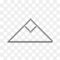 等腰直角三角形图标-空若网 等腰直角三角形图标-空若网