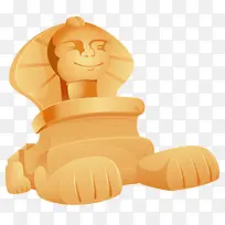 人面狮身兽矢量图-空若网 人面狮身兽矢量图-空若网