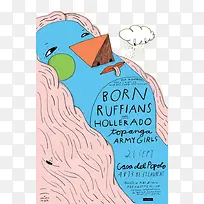 蓝色尖鼻子女玩偶头像-空若网 蓝色尖鼻子女玩偶头像-空若网