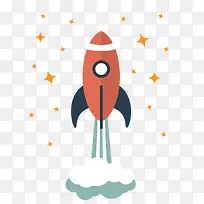 扁平化火箭-空若网 扁平化火箭-空若网