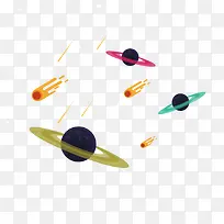 扁平化宇宙矢量素材-空若网 扁平化宇宙矢量素材-空若网