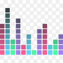 手绘多彩方块-空若网 手绘多彩方块-空若网