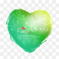 绿色爱心图片素材-空若网 绿色爱心图片素材-空若网