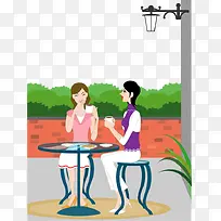 手绘矢量插画-空若网 手绘矢量插画-空若网