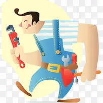 卫浴装修插画-空若网 卫浴装修插画-空若网