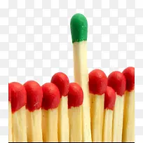 绿色火柴突出商务图片-空若网 绿色火柴突出商务图片-空若网