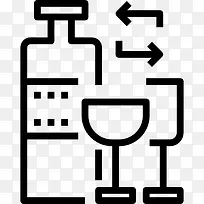 回收玻璃图标-空若网 回收玻璃图标-空若网