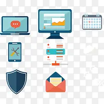 矢量手绘电子产品-空若网 矢量手绘电子产品-空若网