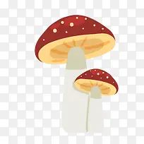 矢量卡通简洁扁平化蘑菇png-空若网 矢量卡通简洁扁平化蘑菇png-空若网