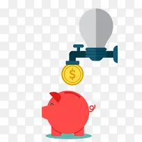 储蓄扁平化素材-空若网 储蓄扁平化素材-空若网