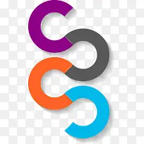 扁平化曲线顺序关系ppt模板-空若网 扁平化曲线顺序关系ppt模板-空若网