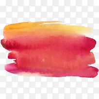 红色水彩笔刷效果-空若网 红色水彩笔刷效果-空若网